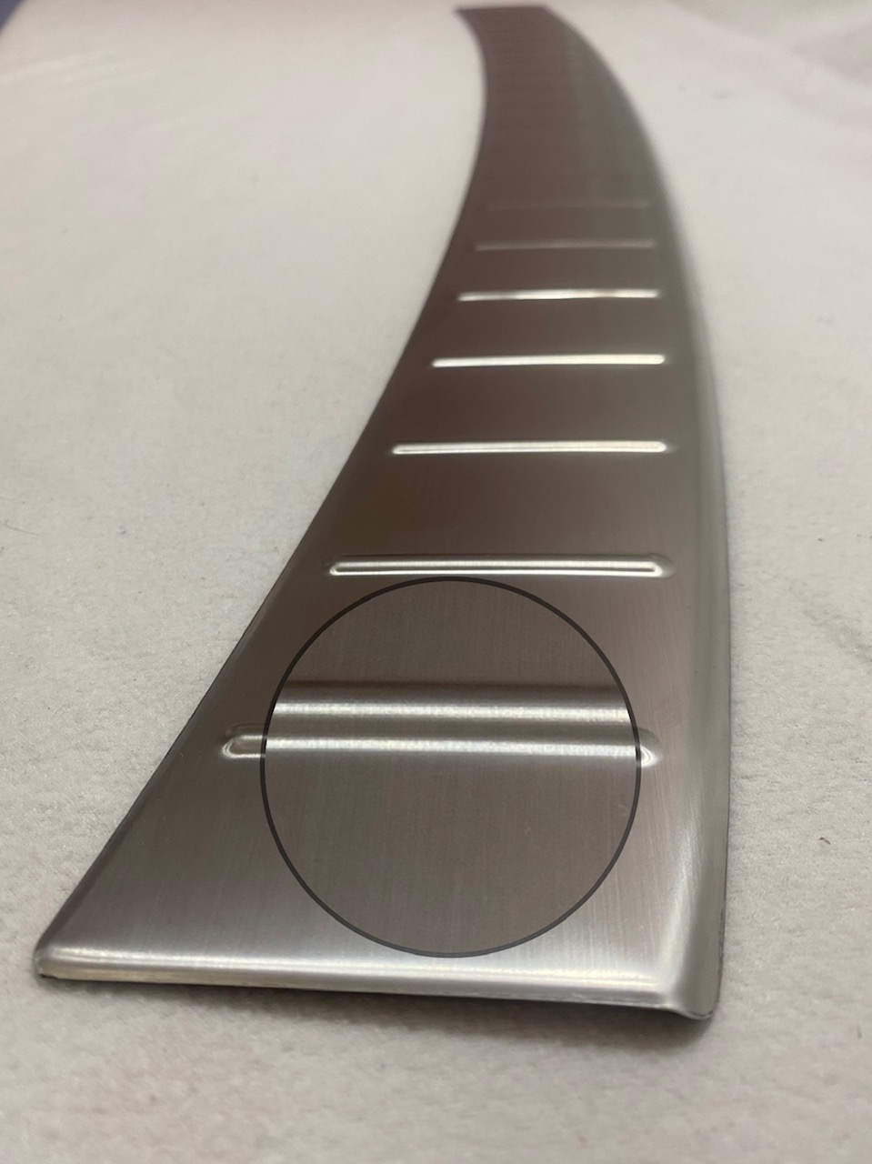 RECAMBO Ladekantenschutz Ford Transit Courier - Edelstahl Chrom Ab BJ 2023