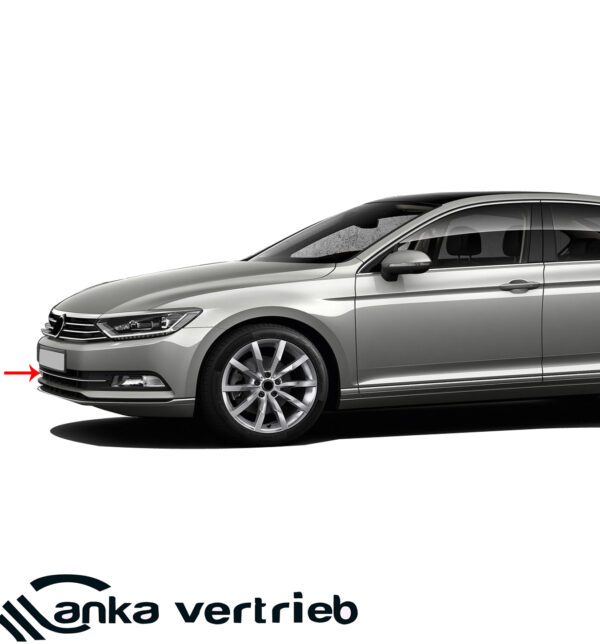 Stoßstange Zierleisten (UNTEN) Edelstahl 1-tlg für VW Passat B8 – Bild 6