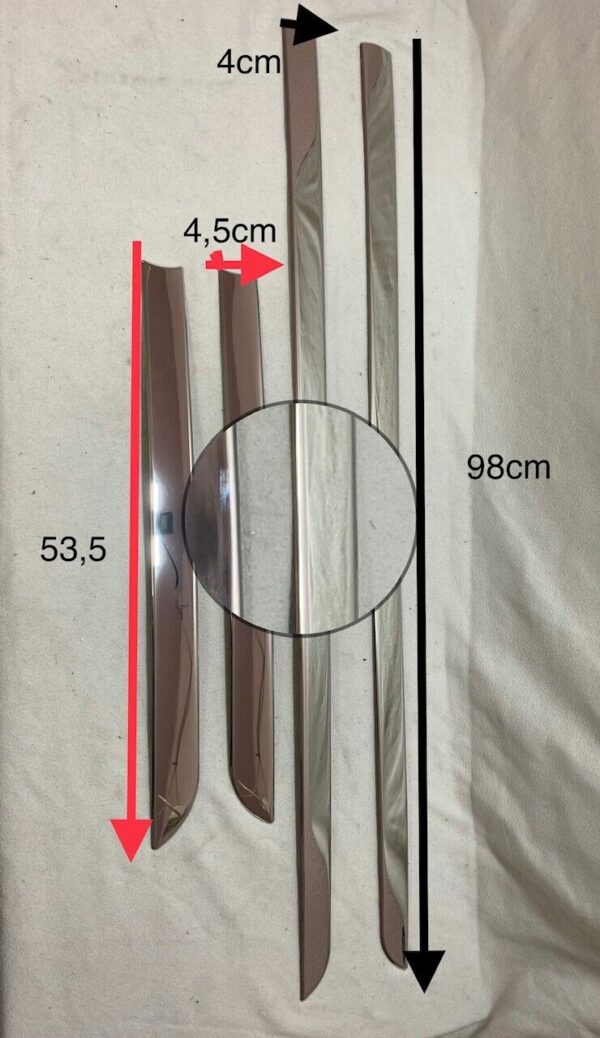 Seitenschutzleisten Türleisten Zierblende Edelstahl für MERCEDES B CLASS W247 – Bild 20